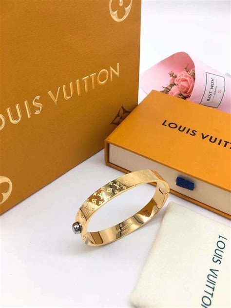 lv blue bracelet|louis vuitton gold bangle bracelet.